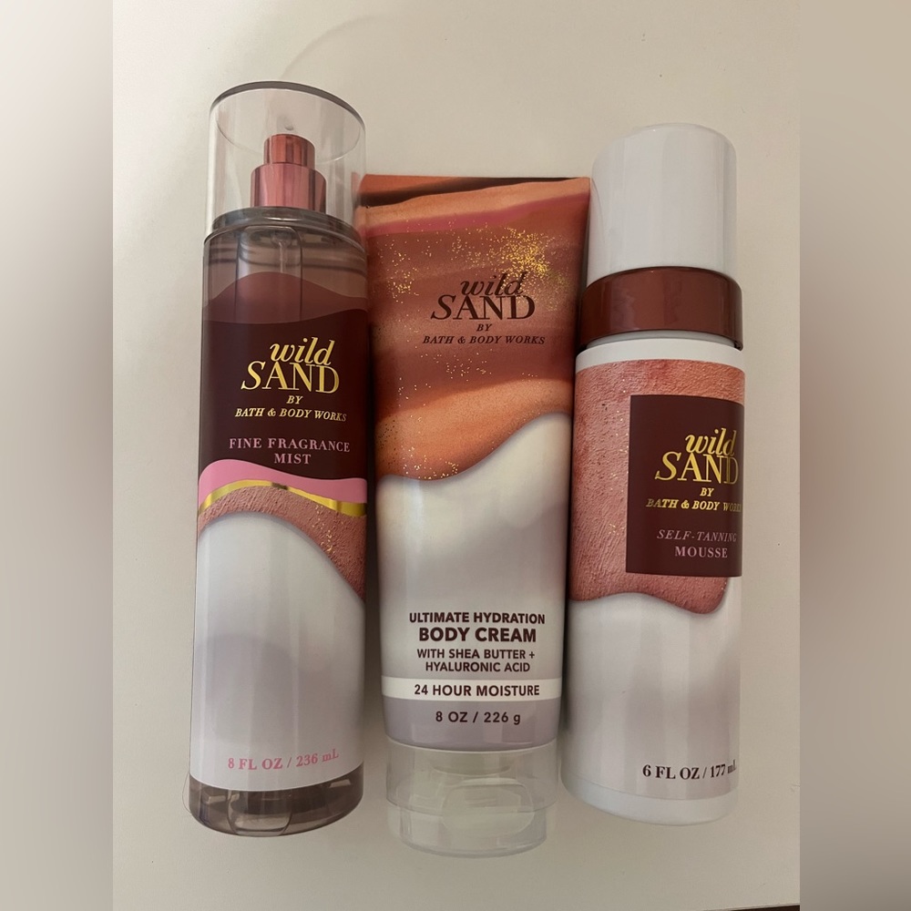 Bath & Body Works Wild Sand Bundle